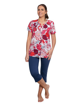 Pyjama haut imprimé - Orchidée