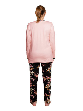 Pyjama rose - imprimé branches de cerisiers «Cerisiers»