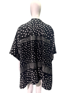 Cape imprimée « Comme chien et chat »