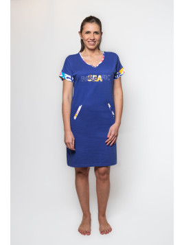 Chemise de Nuit Bleue - "PaSEAfic"