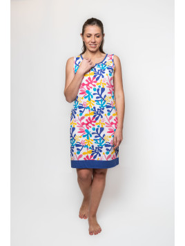 Chemise de Nuit Débardeur Imprimé - "PaSEAfic"