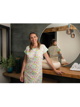 Chemise de Nuit Imprimée - "Vamos a la playa"