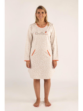 Liquette arrondie imprimée « Douillet »