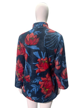 Veste boutonnée « Pivoine »