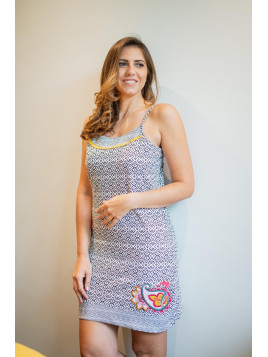 Nuisette imprimée -Graphic Cashemir