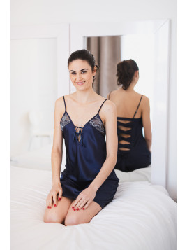 Nuisette unie - Bleu de Prusse