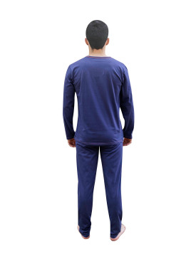 Pyjama bleu « Homme à croquer ¤ Sans modération ¤ »
