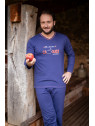 Pyjama bleu « Homme à croquer ¤ Sans modération ¤ »