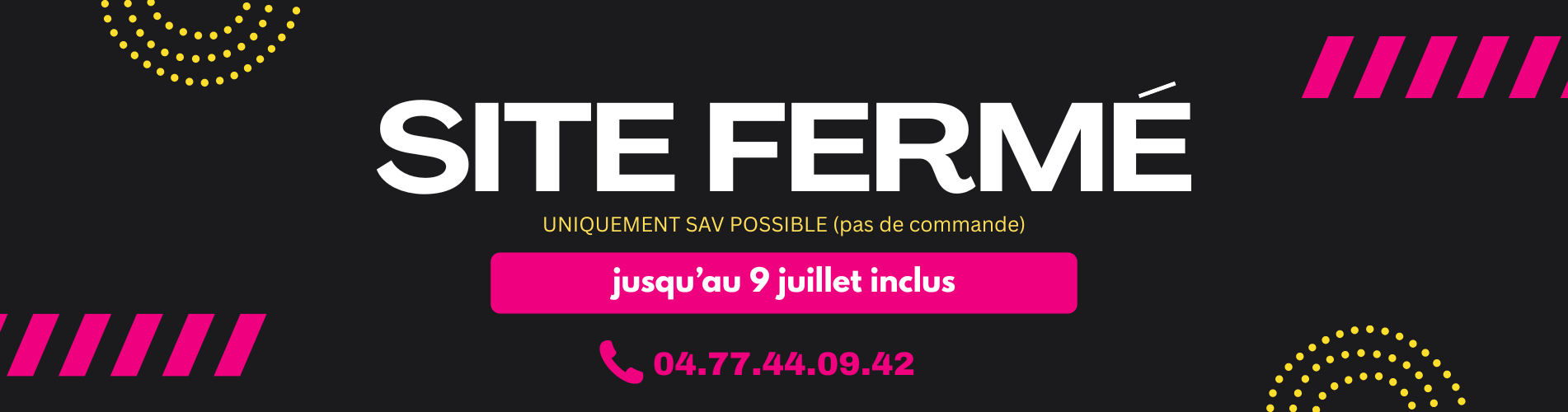 Information fermeture